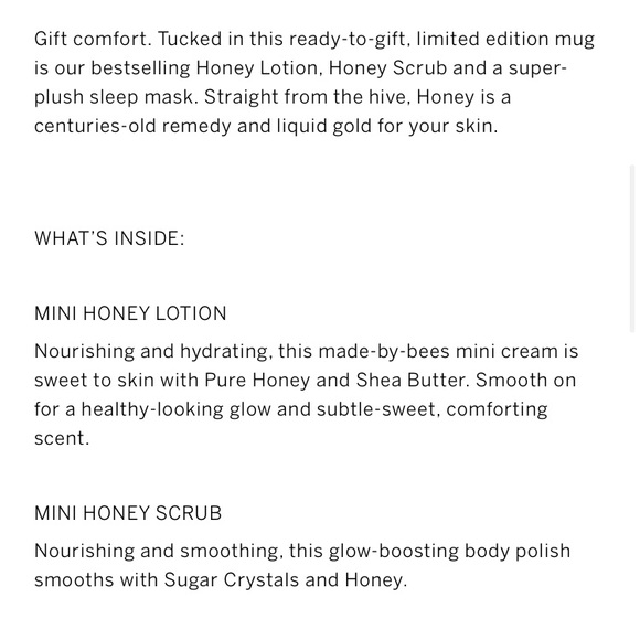 💗VS PINK HONEY BEAUTY MUG 4 PIECE GIFT SET - Picture 4 of 6